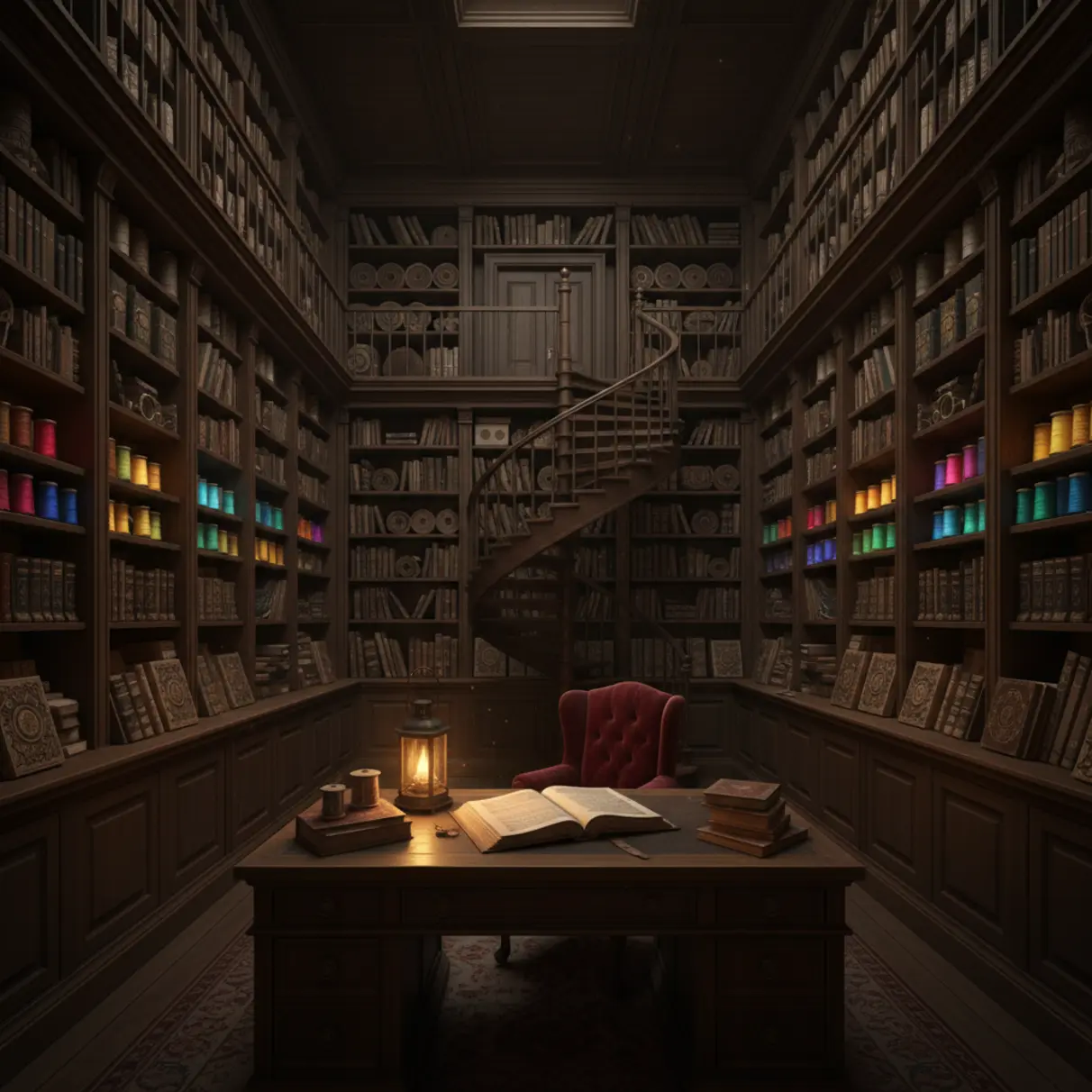 The Tapestry Archives room